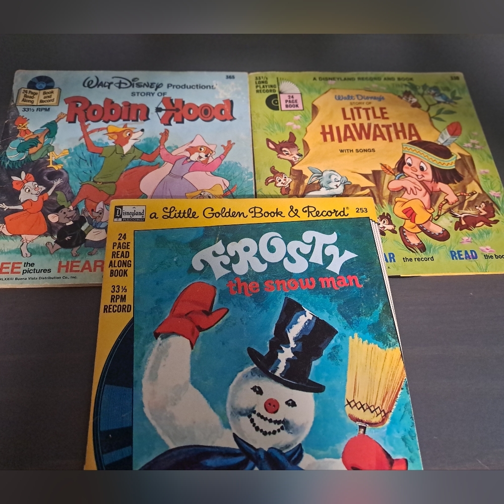 24 Page Read Along Book & Record ×3
